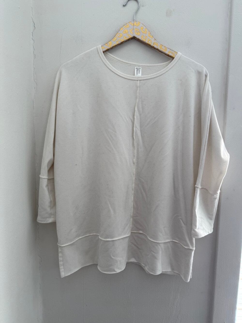 Spanx Women's White Soft Sweatshirt | Size Medium